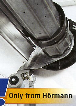 Picture showing locking on manual  Hormann Rollmatic